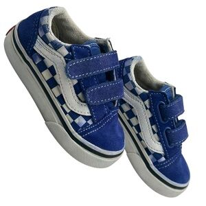 Vans Old Skool V (Hook & Loop) Toddler Sneakers Size US Toddler 5